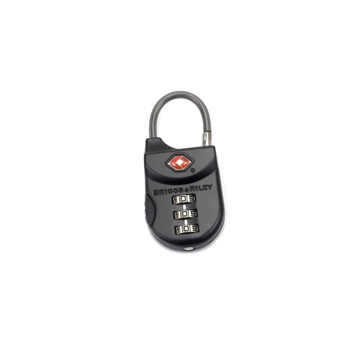 Briggs & Riley TSA Cable Luggage Lock (Metal) - Black