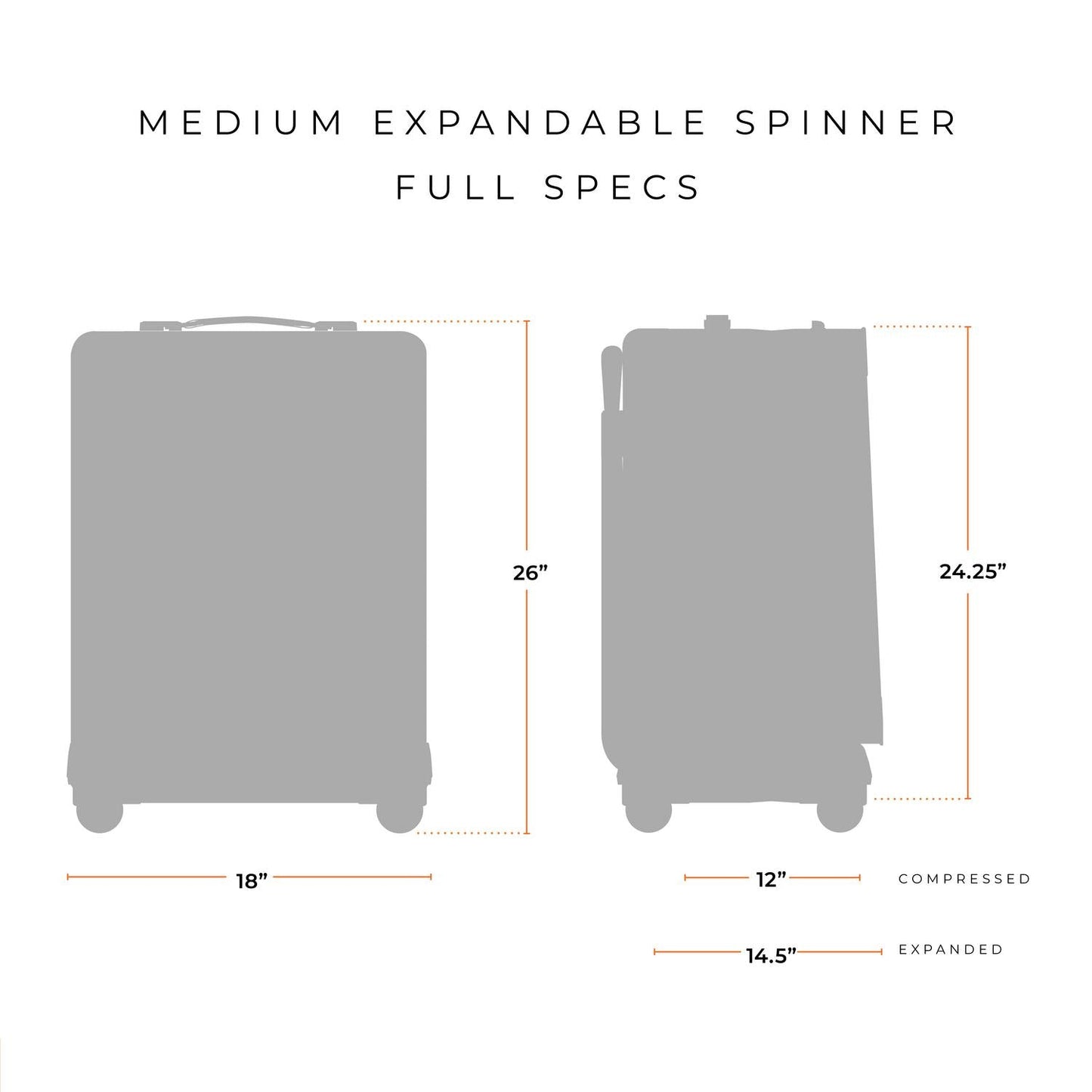 Briggs & Riley Baseline Medium Expandable Spinner - Black