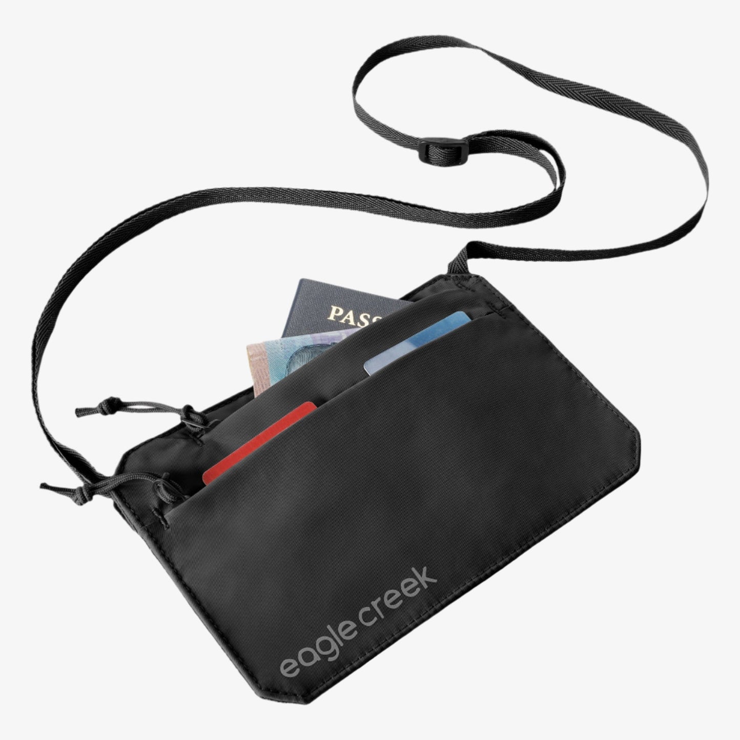 Eagle Creek Undercover RFID Neck Wallet - Black
