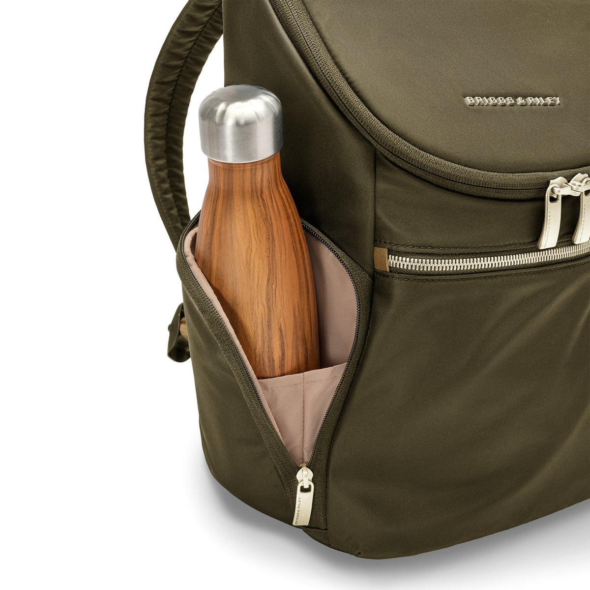 Briggs & Riley Rhapsody U-Zip Backpack - Olive