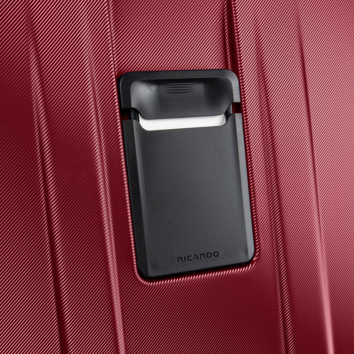 Ricardo Beverly Hills Brentwood Hardside Medium Check-In Expandable Spinner - Crimson