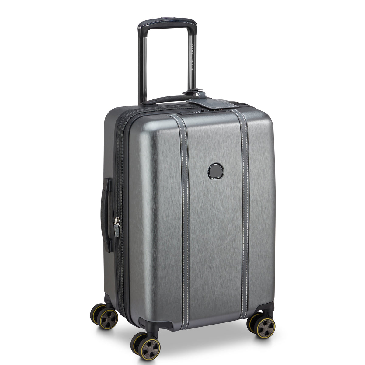 Delsey Cadence - Carry-On Plus Expandable Spinner - Silver