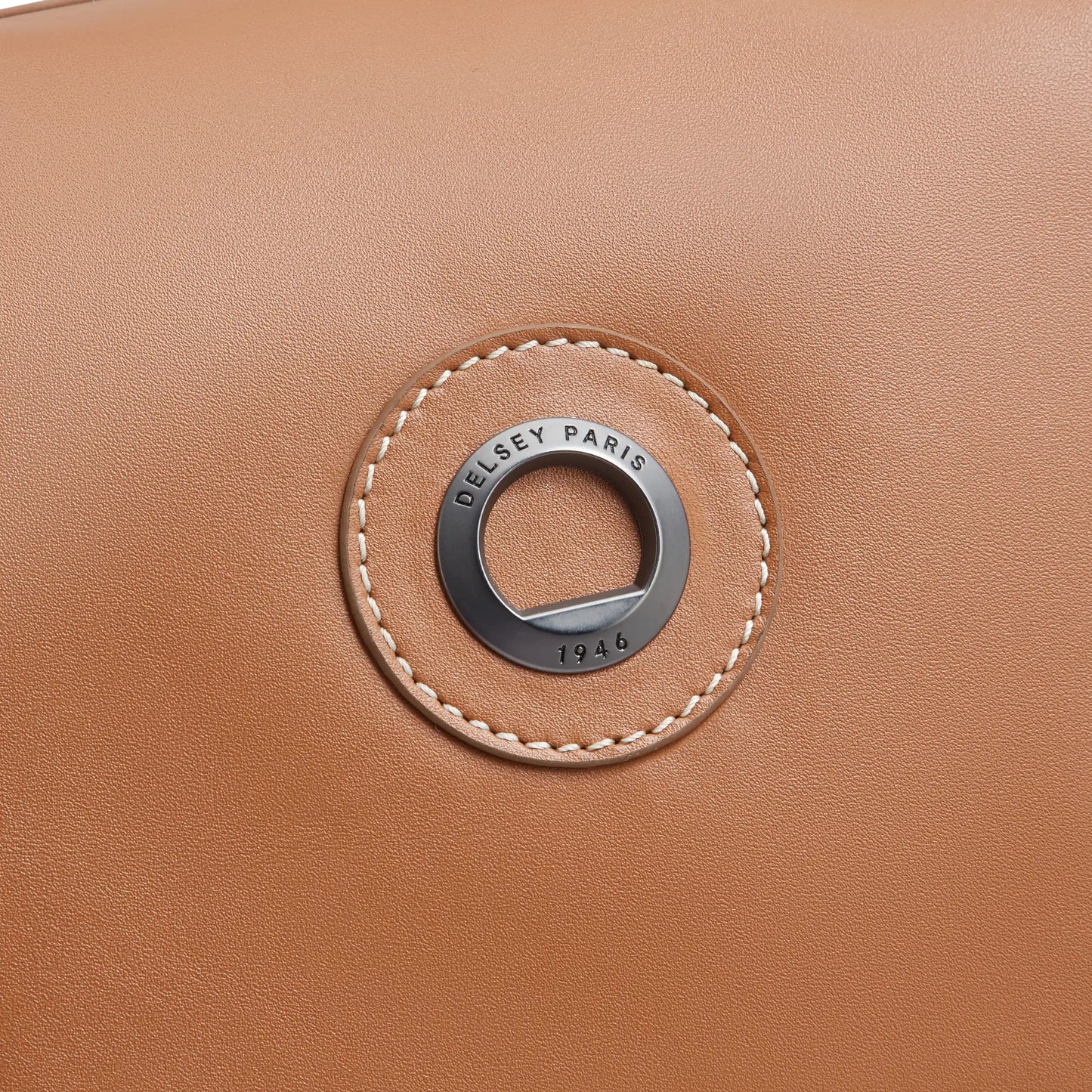 Delsey Chatelet Air 2.0 - Leather Toiletry Bag - Cognac