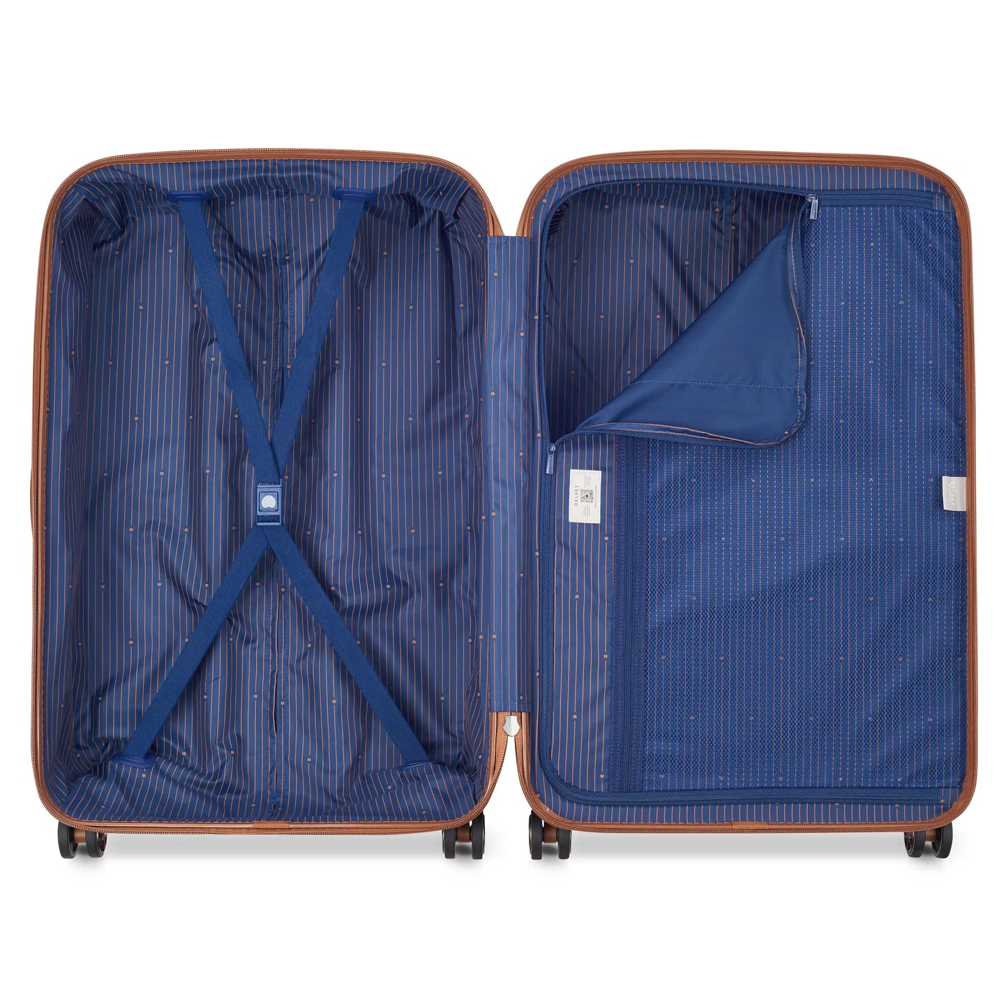 Delsey FLANERIE SE - Large Spinner - Black/Brown