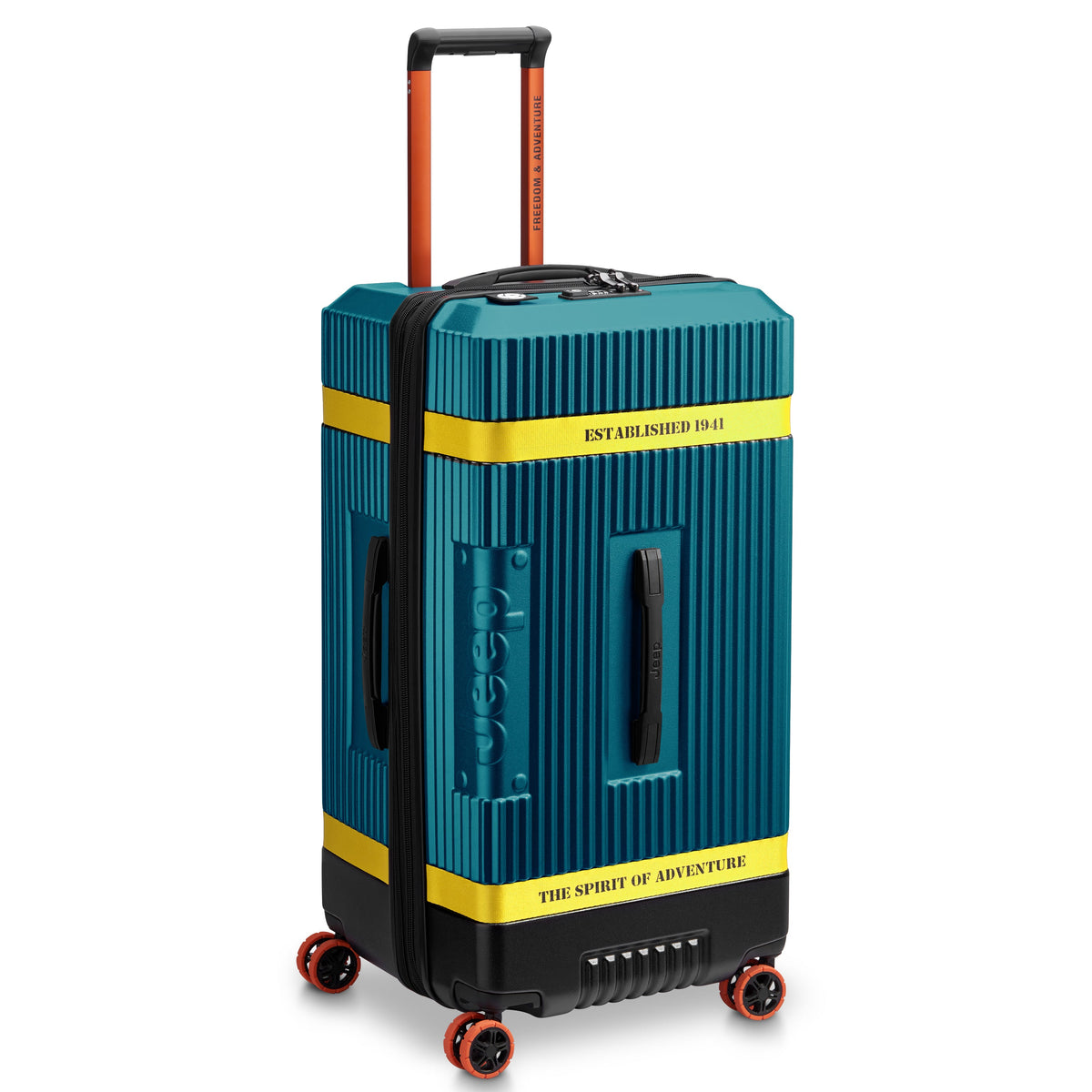 Delsey Jeep JH001A - Large Trunk Expandable Spinner - Teal
