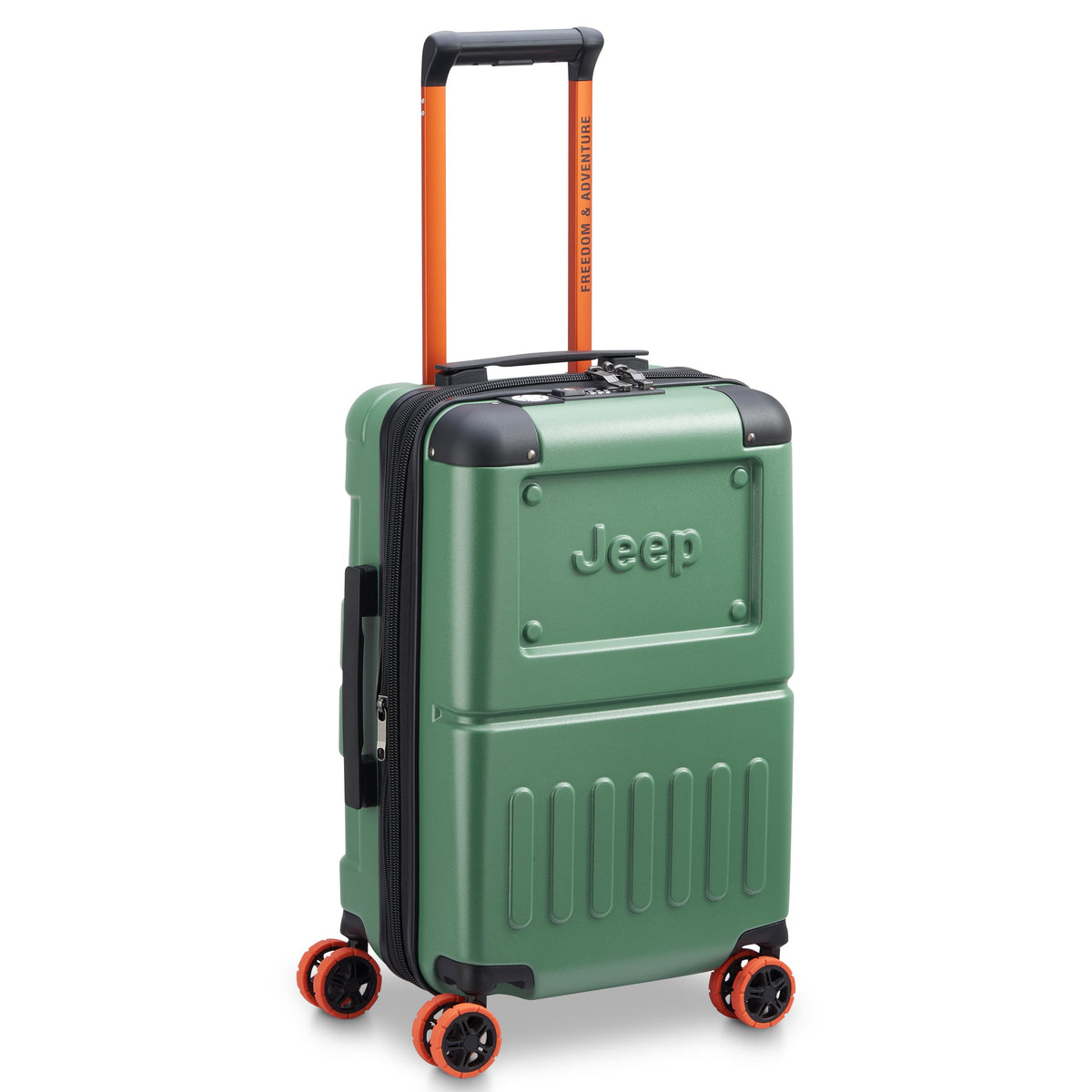 Delsey Jeep JH002B - Expandable Carry-On Spinner - Elm Green