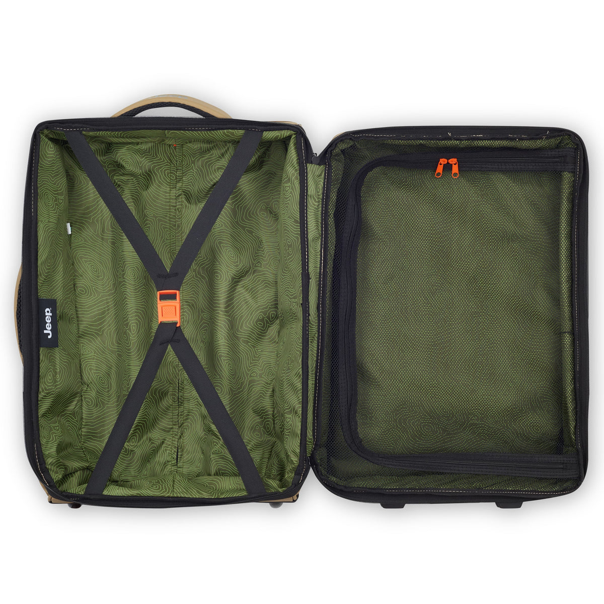 Delsey Jeep JS006B - Small Rolling Duffel Bag - Warm Sand