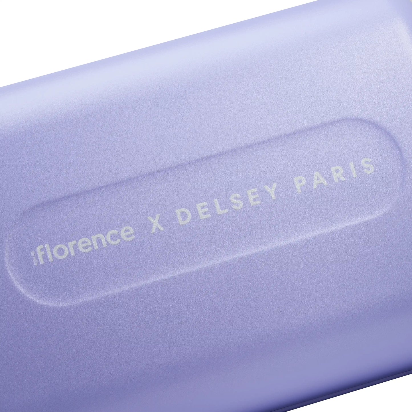Delsey Florence By Mills X DELSEY PARIS CATCH FLIGHTS - Medium Expandable Spinner - Lavender