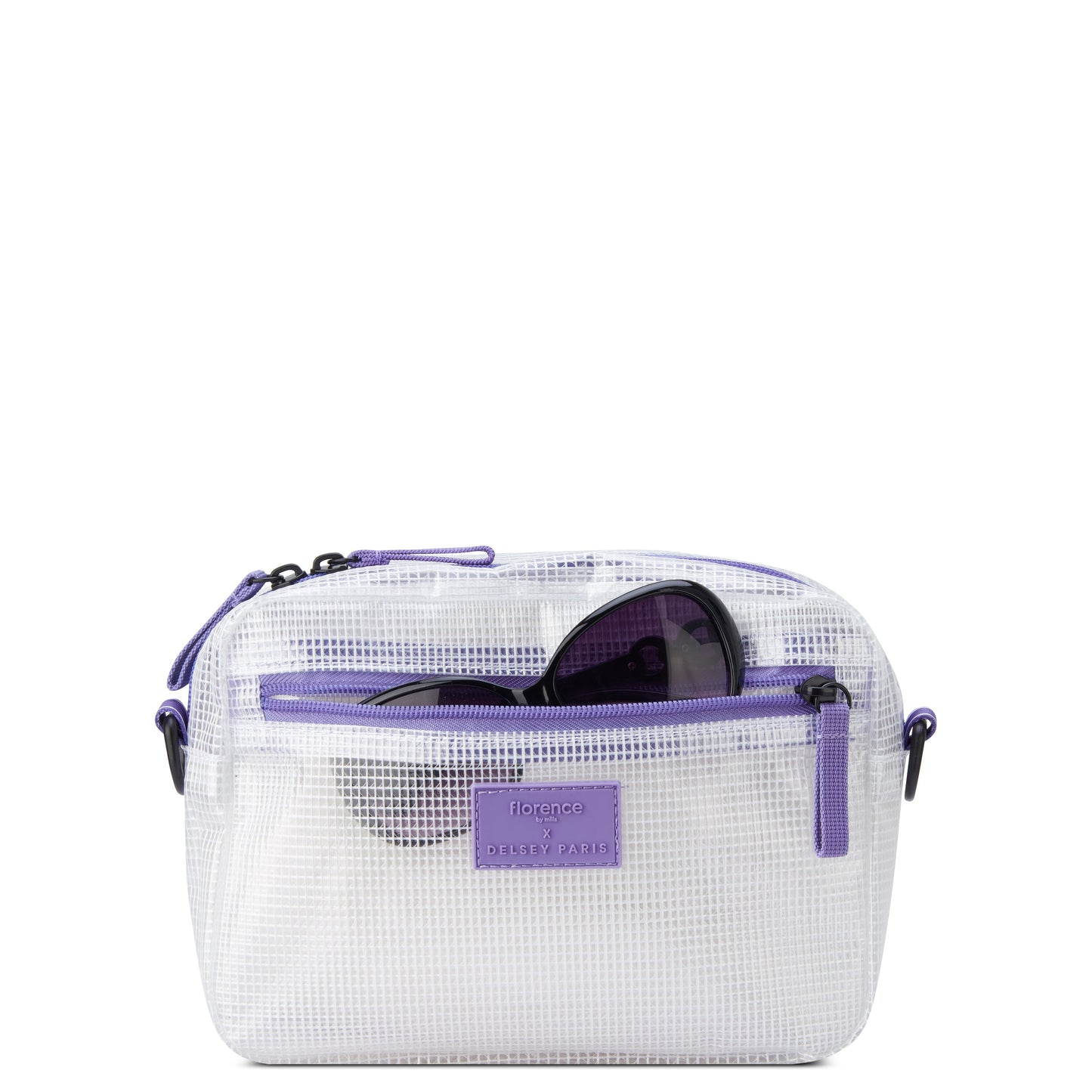 Delsey Florence By Mills X DELSEY PARIS CITY BREEZE - Crossbody Bag - Transparent White