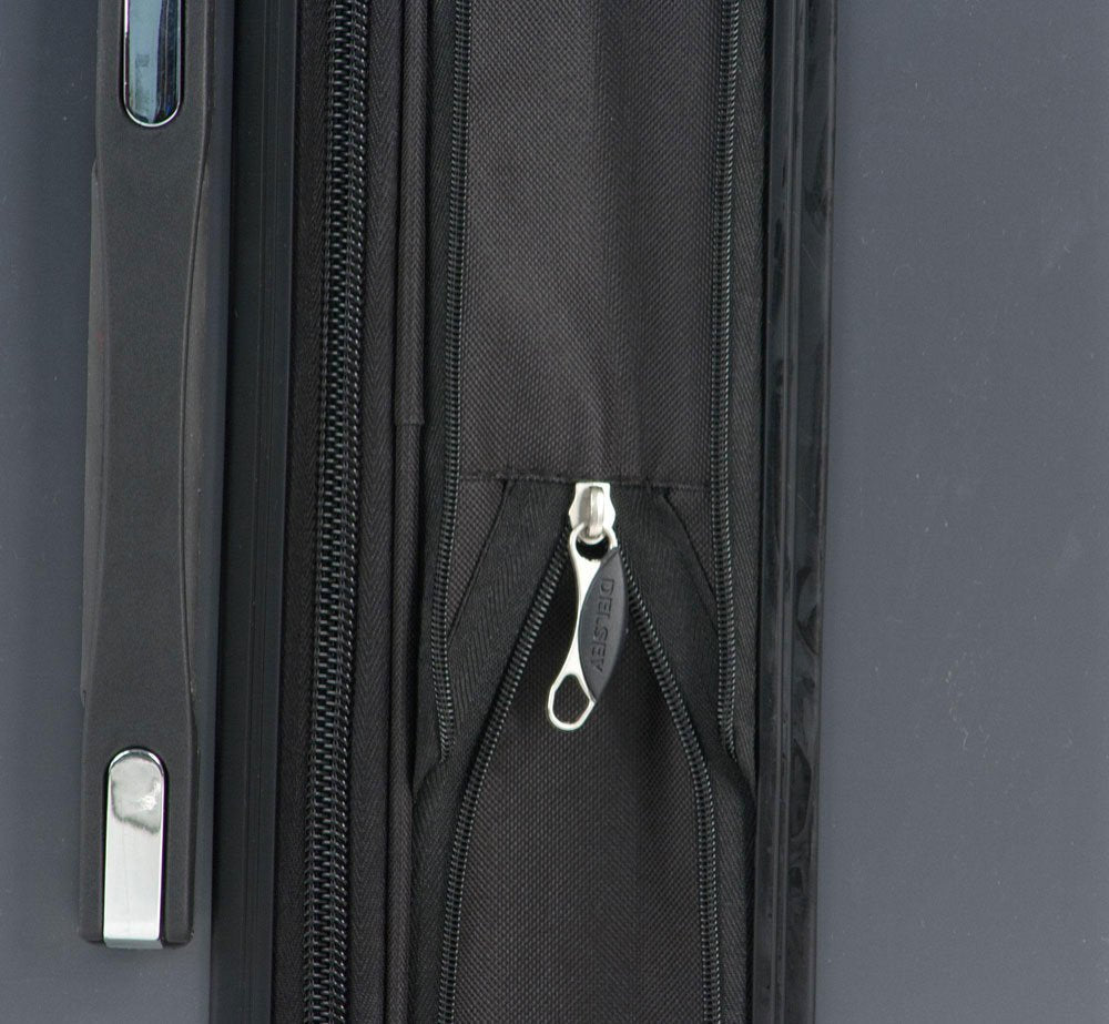 Delsey HELIUM AERO - 25" Expandable Spinner - Steel Grey