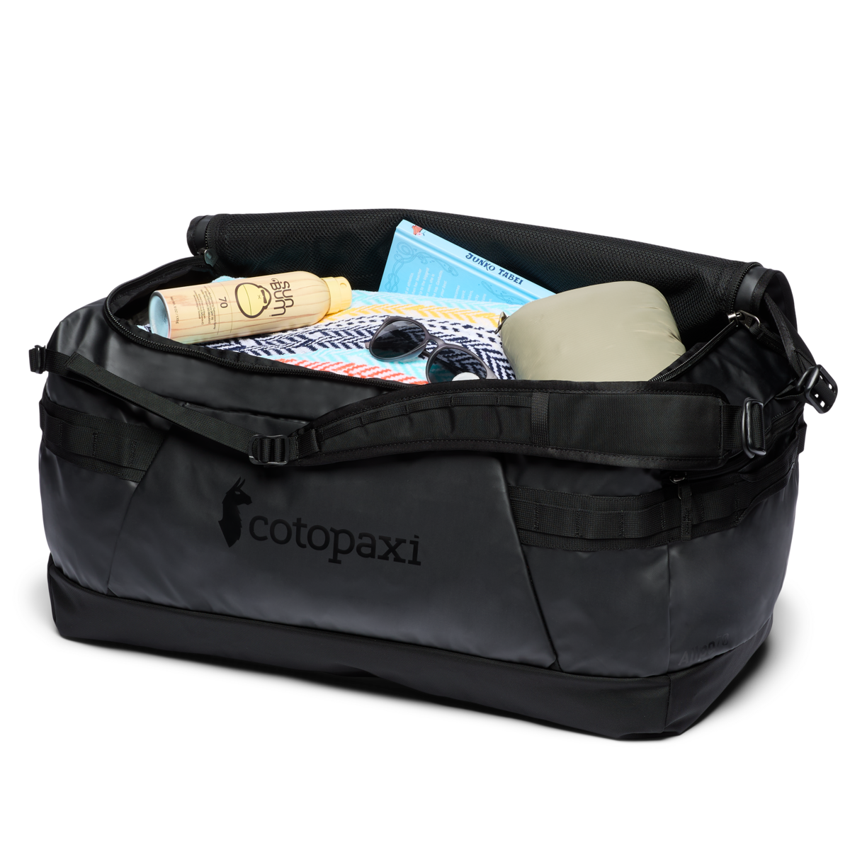Cotopaxi Allpa Getaway 70L Duffel - Cotopaxi Black