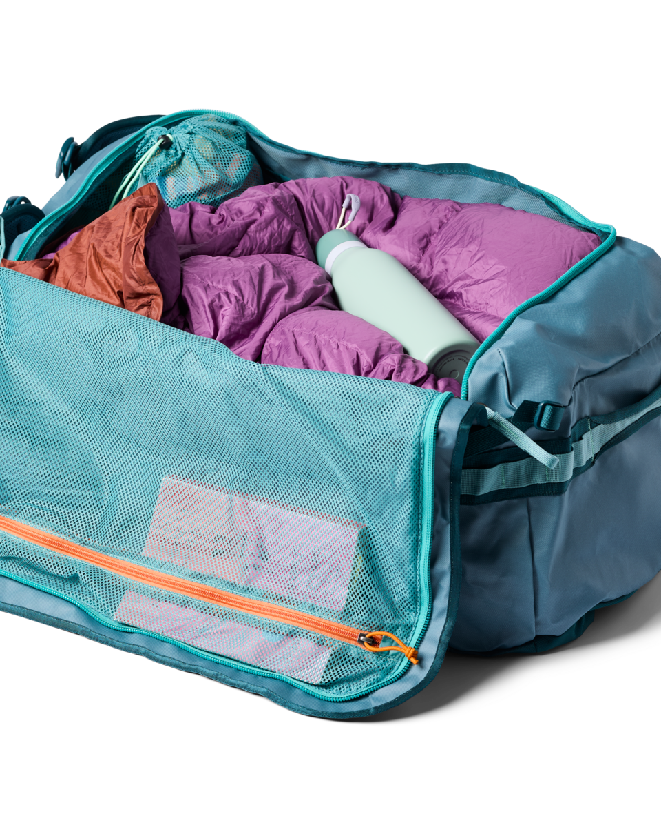 Cotopaxi Allpa Getaway 100L Duffel - Blue Spruce/Abyss