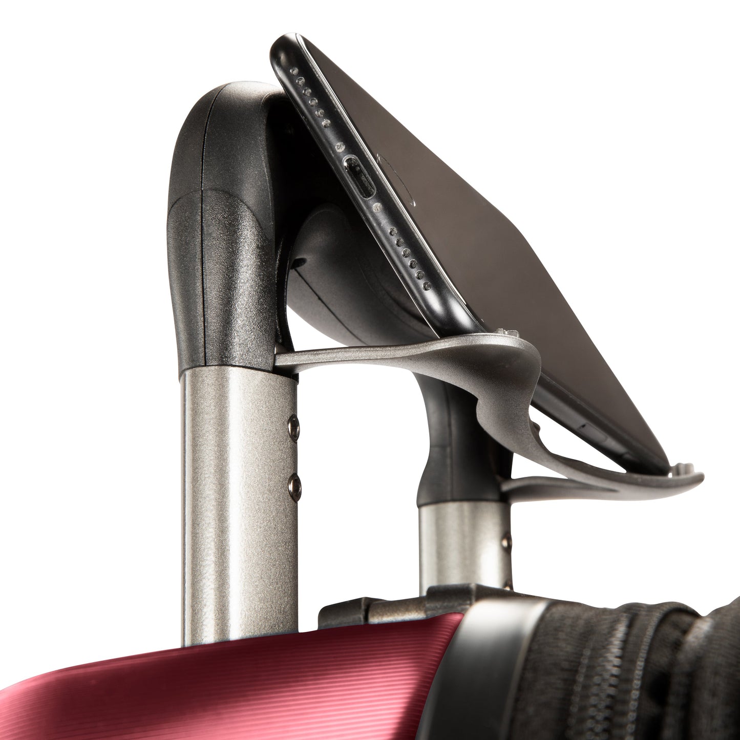 Ricardo Beverly Hills Brentwood Hardside FastAccess Front Opening Carry-On Expandable Spinner - Crimson