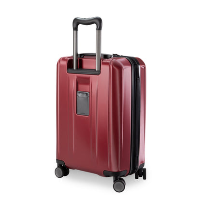 Ricardo Beverly Hills Brentwood Hardside FastAccess Front Opening Carry-On Expandable Spinner - Crimson