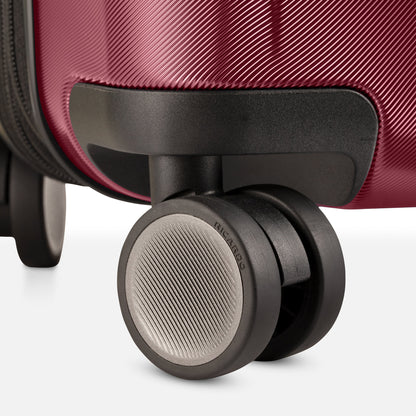 Ricardo Beverly Hills Brentwood Hardside FastAccess Front Opening Carry-On Expandable Spinner - Crimson