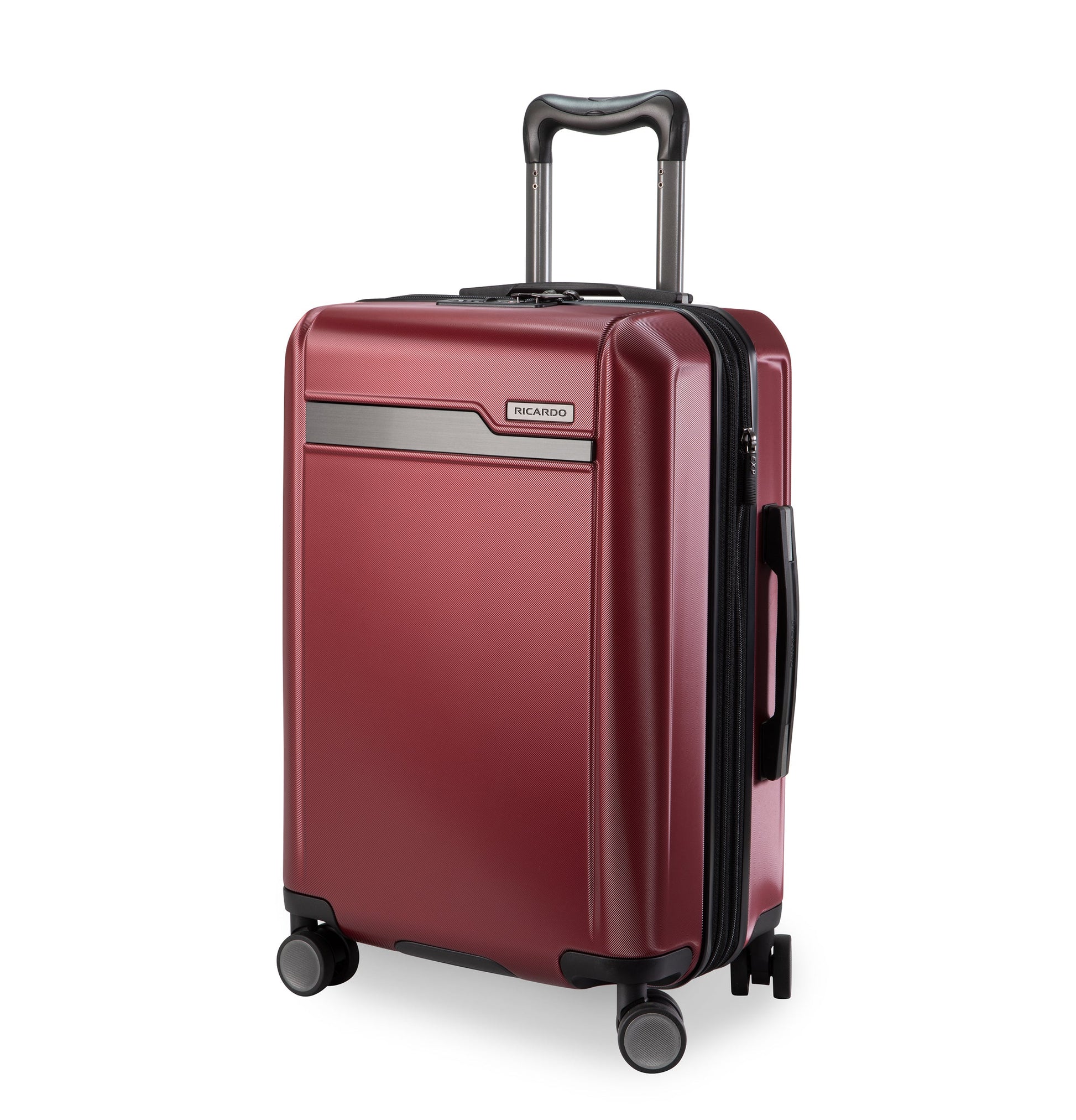 Ricardo Beverly Hills Brentwood Hardside Carry-On Expandable Spinner - Crimson