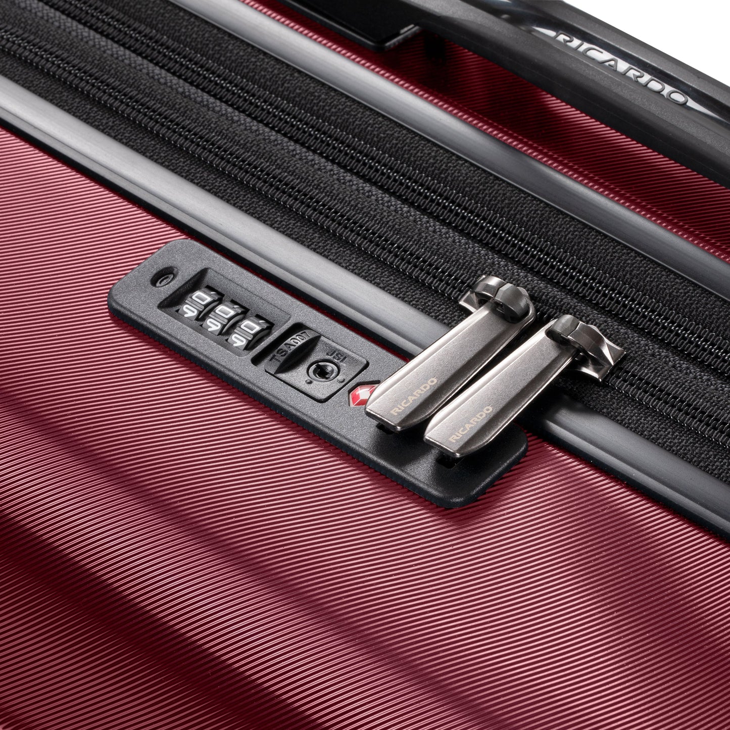 Ricardo Beverly Hills Brentwood Hardside Carry-On Expandable Spinner - Crimson