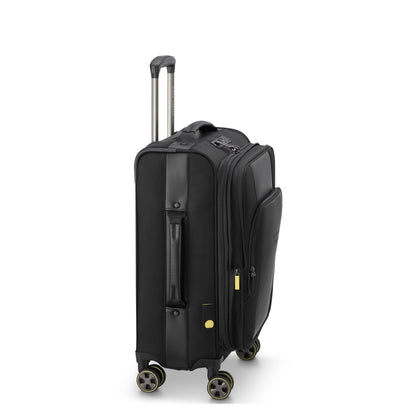 Delsey Wagram - Carry-On Plus Expandable Spinner - Black