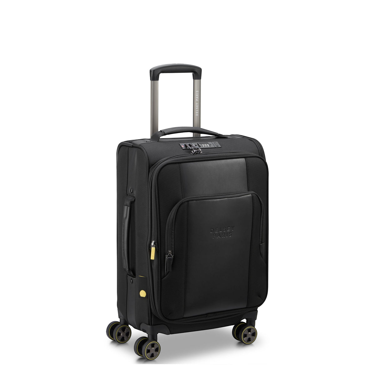 Delsey Wagram - Carry-On Plus Expandable Spinner - Black