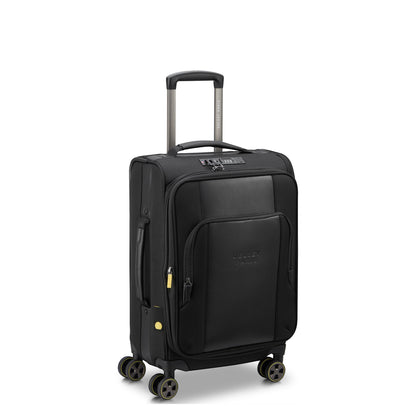 Delsey Wagram - Carry-On Plus Expandable Spinner - Black