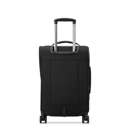 Delsey Wagram - Carry-On Plus Expandable Spinner - Black