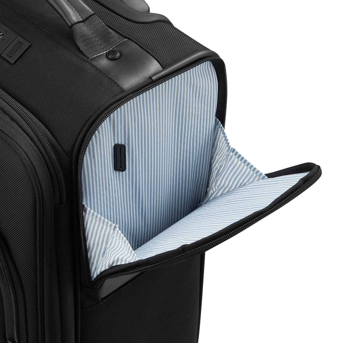 Delsey Wagram - Carry-On Plus Expandable Spinner - Black