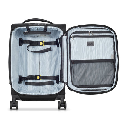 Delsey Wagram - Carry-On Plus Expandable Spinner - Black