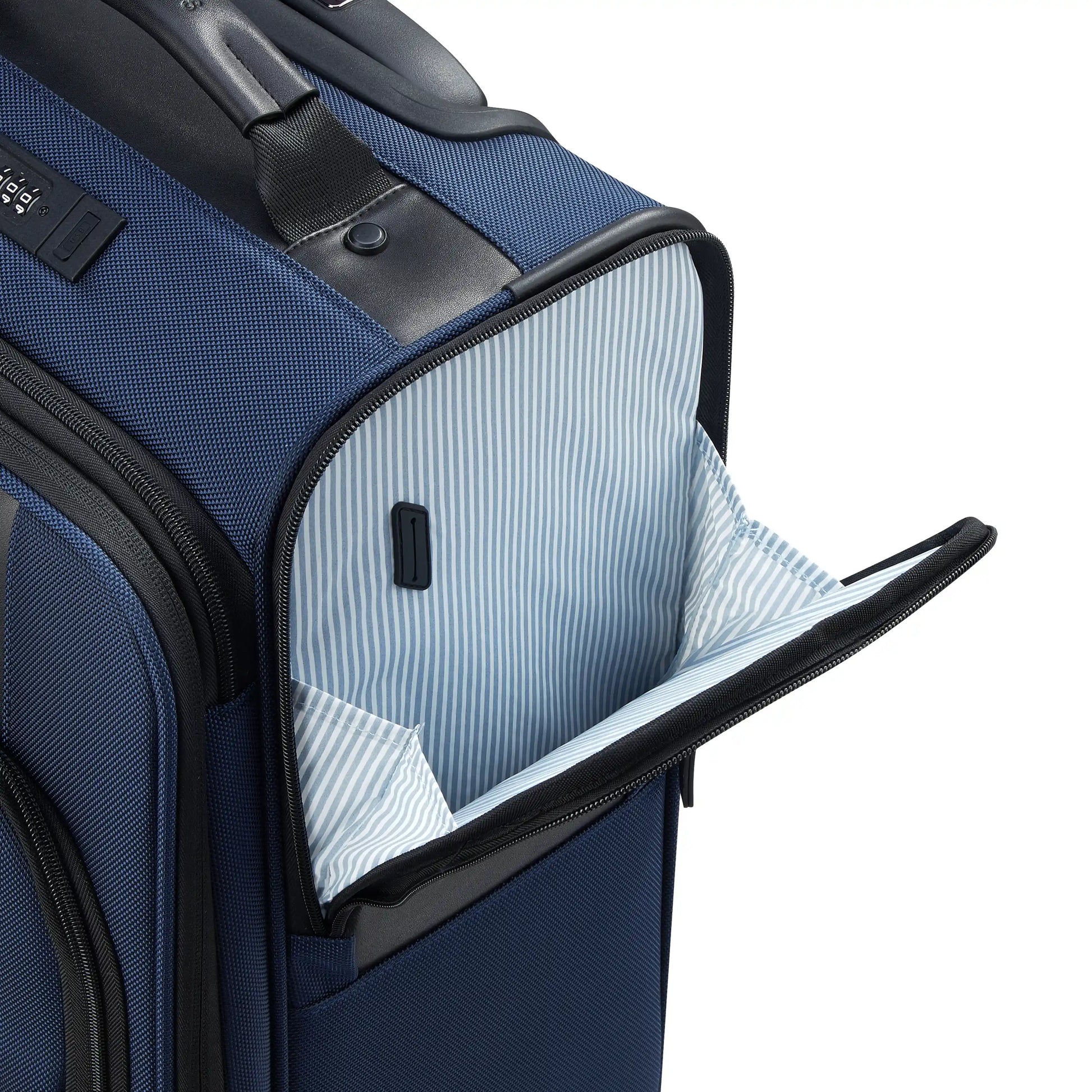 Delsey Wagram - Carry-On Plus Expandable Spinner - Navy