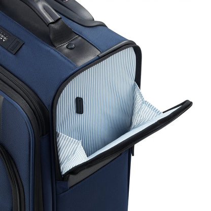 Delsey Wagram - Carry-On Plus Expandable Spinner - Navy
