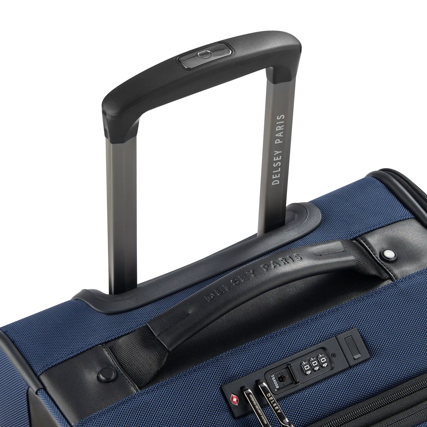 Delsey Wagram - Carry-On Plus Expandable Spinner - Navy