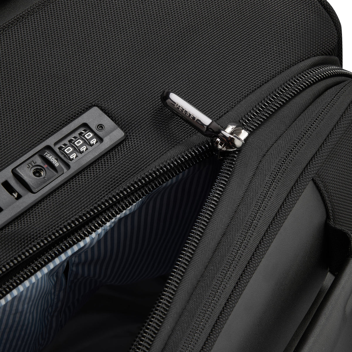 Delsey Wagram - Medium Trunk Expandable Spinner - Black