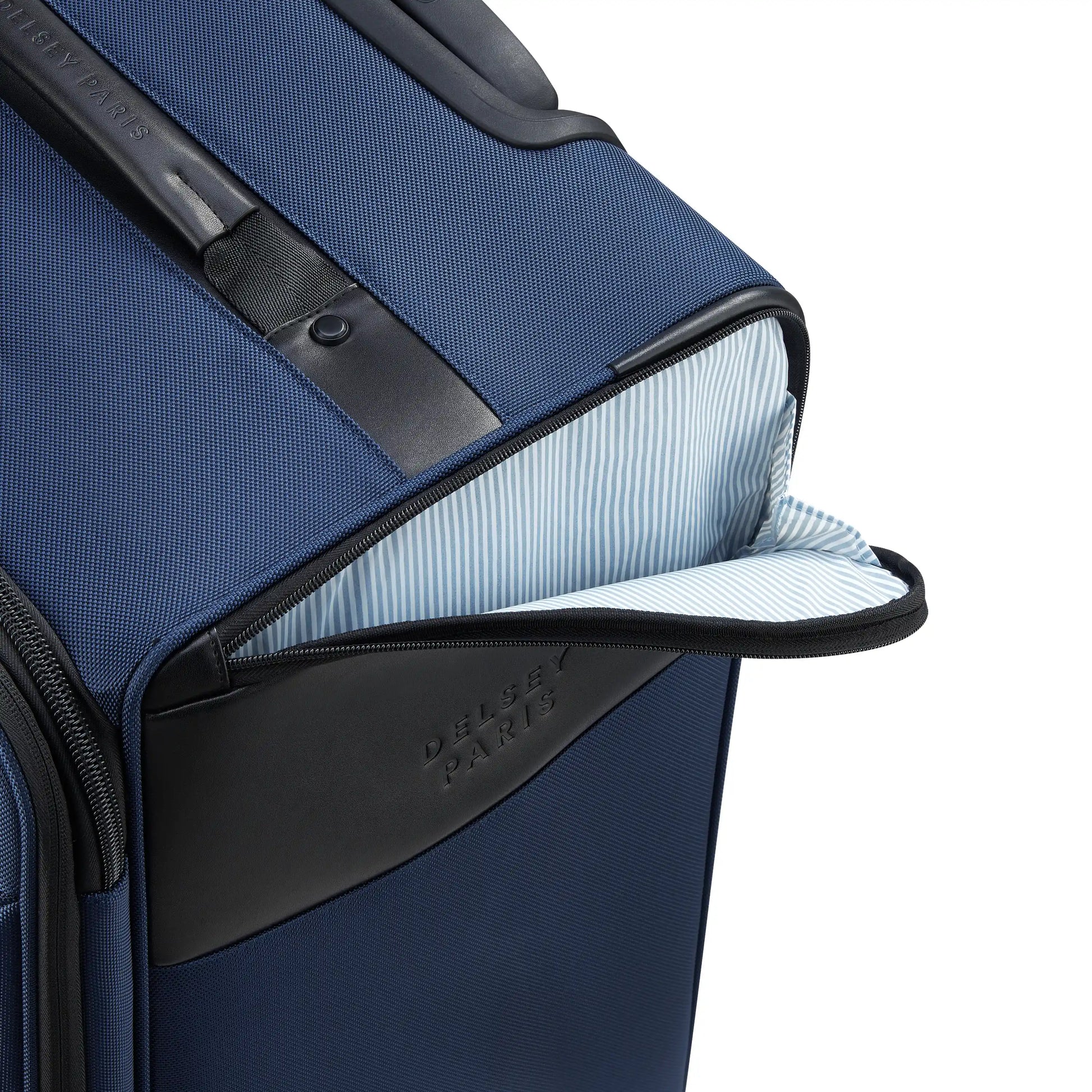 Delsey Wagram - Medium Trunk Expandable Spinner - Navy