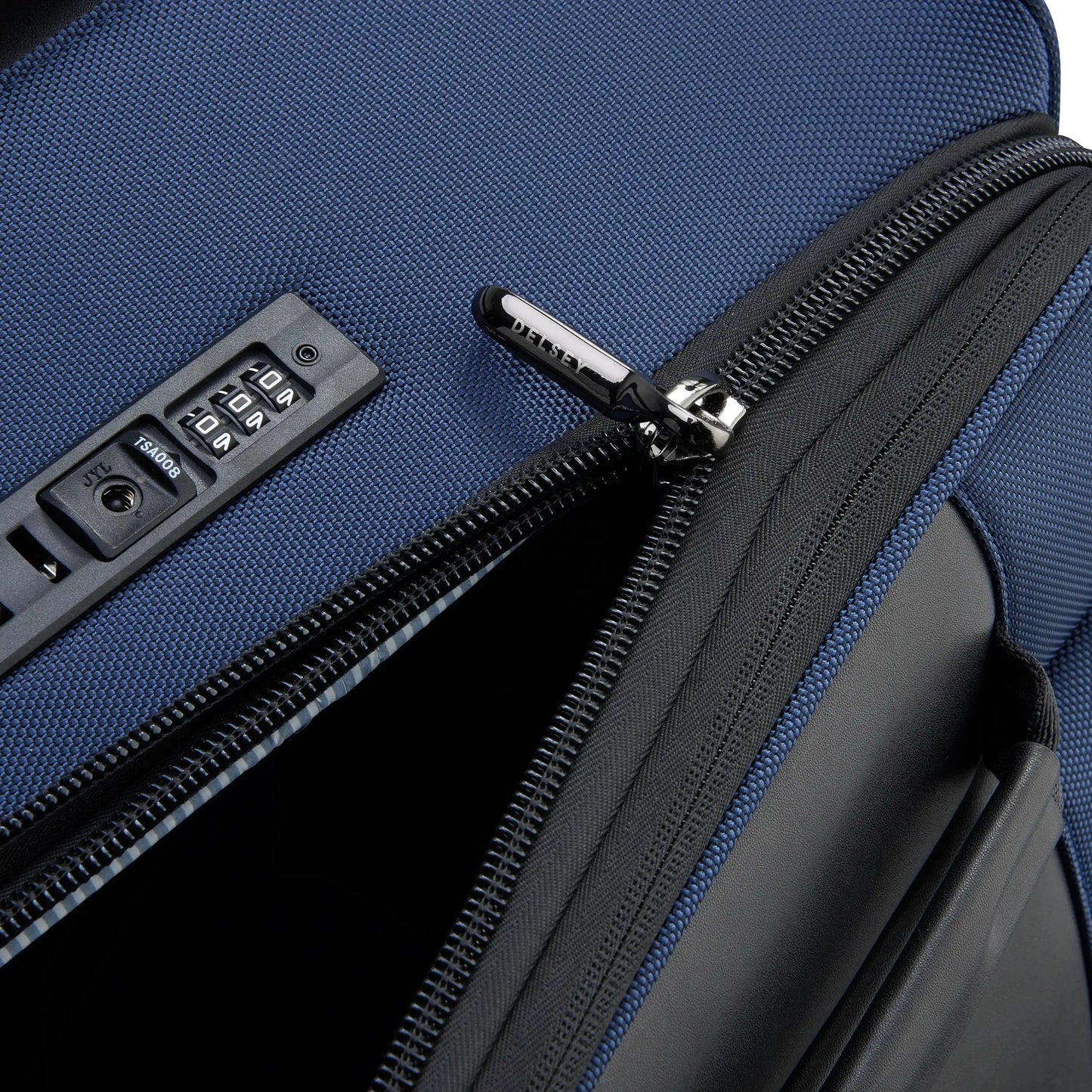Delsey Wagram - Medium Trunk Expandable Spinner - Navy