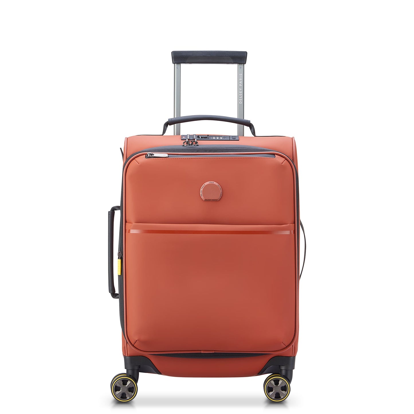Delsey TURENNE SOFT - Expandable Carry-On Spinner - Brick Red