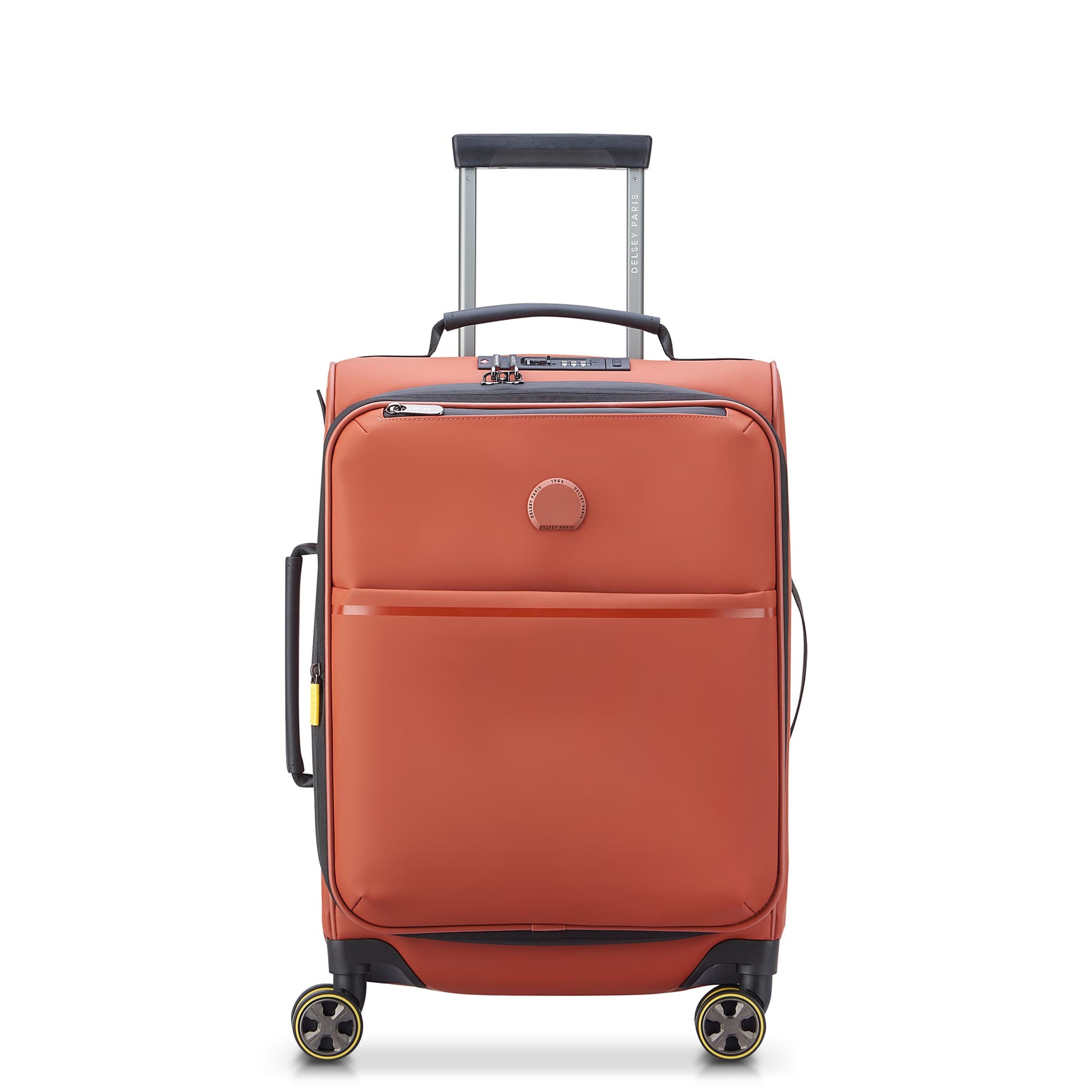 Delsey TURENNE SOFT - Expandable Carry-On Spinner - Brick Red