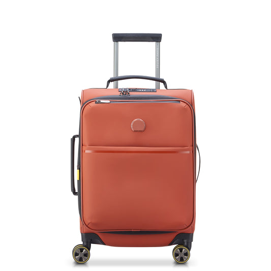 Delsey TURENNE SOFT - Expandable Carry-On Spinner - Brick Red