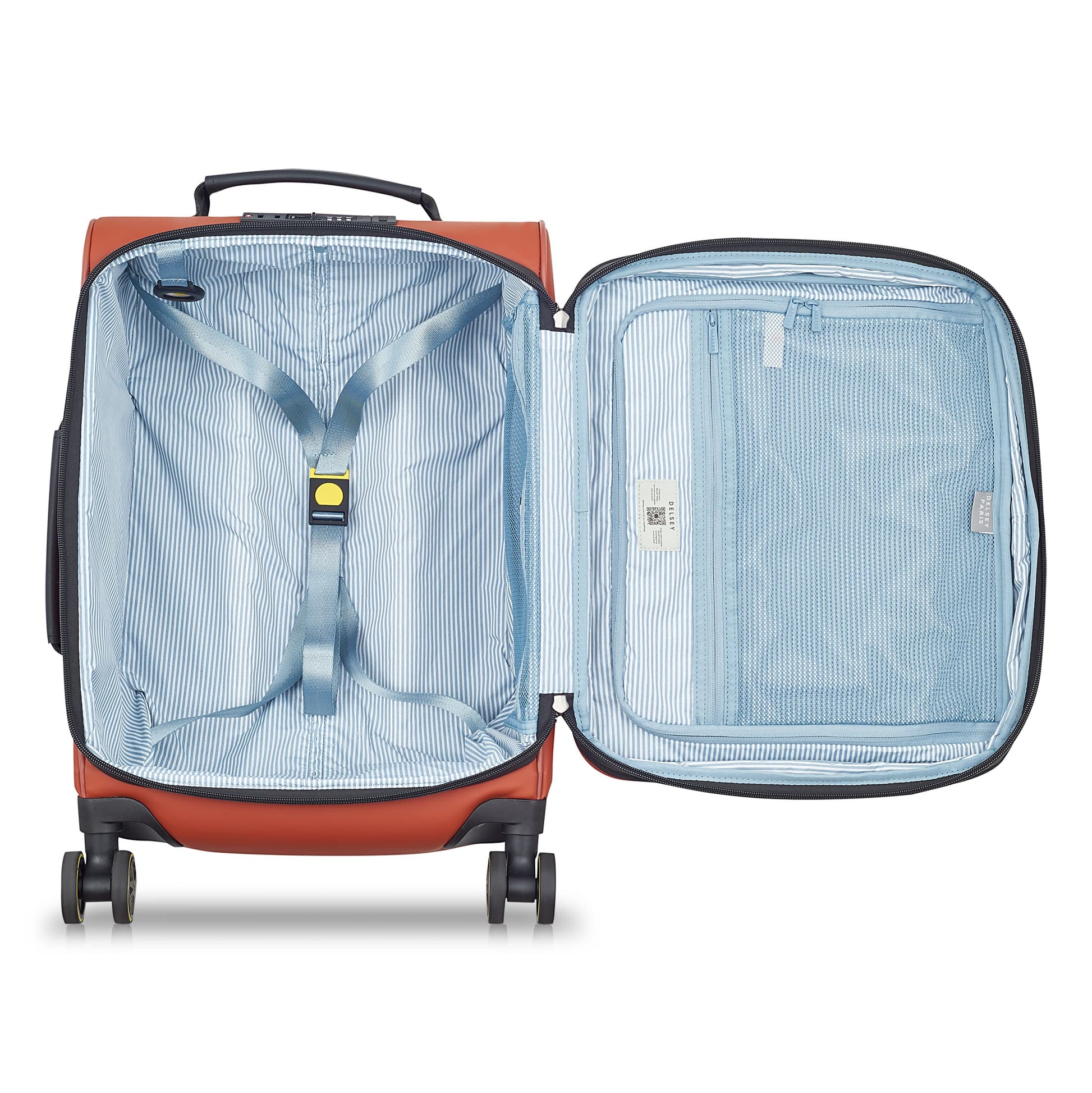 Delsey TURENNE SOFT - Expandable Carry-On Spinner - Brick Red