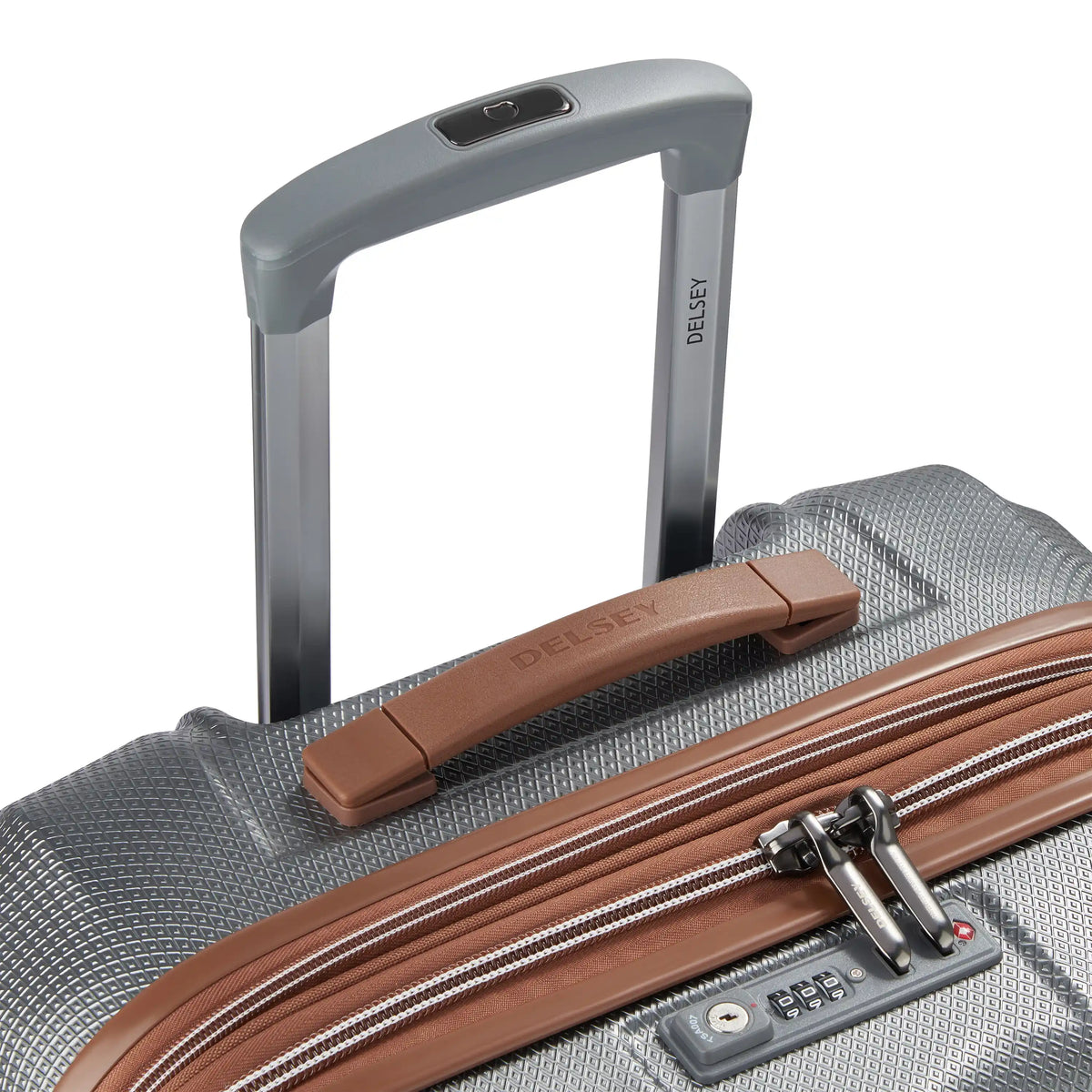 Delsey CARROUSEL - Medium Expandable Spinner - Platinum