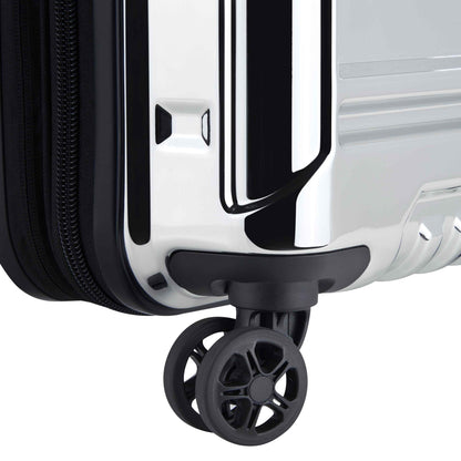 Delsey Rempart - Limited Edition Carry-On Expandable Spinner - Chrome