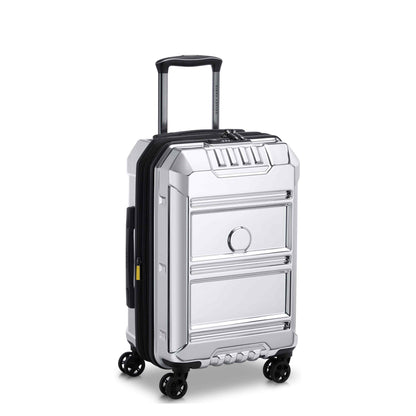 Delsey Rempart - Limited Edition Carry-On Expandable Spinner - Chrome