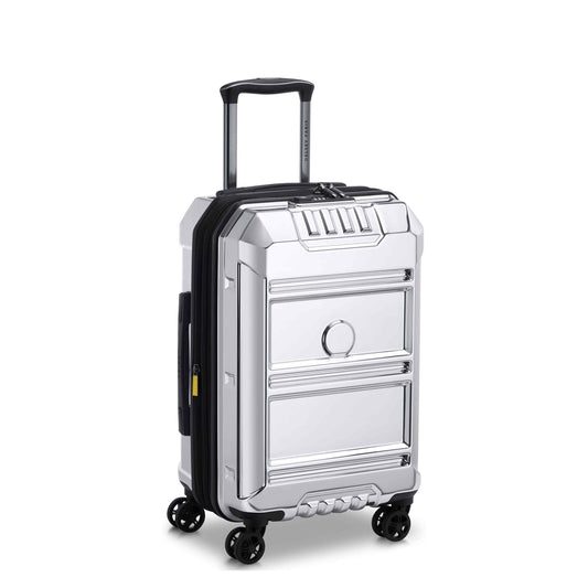 Delsey Rempart - Limited Edition Carry-On Expandable Spinner - Chrome