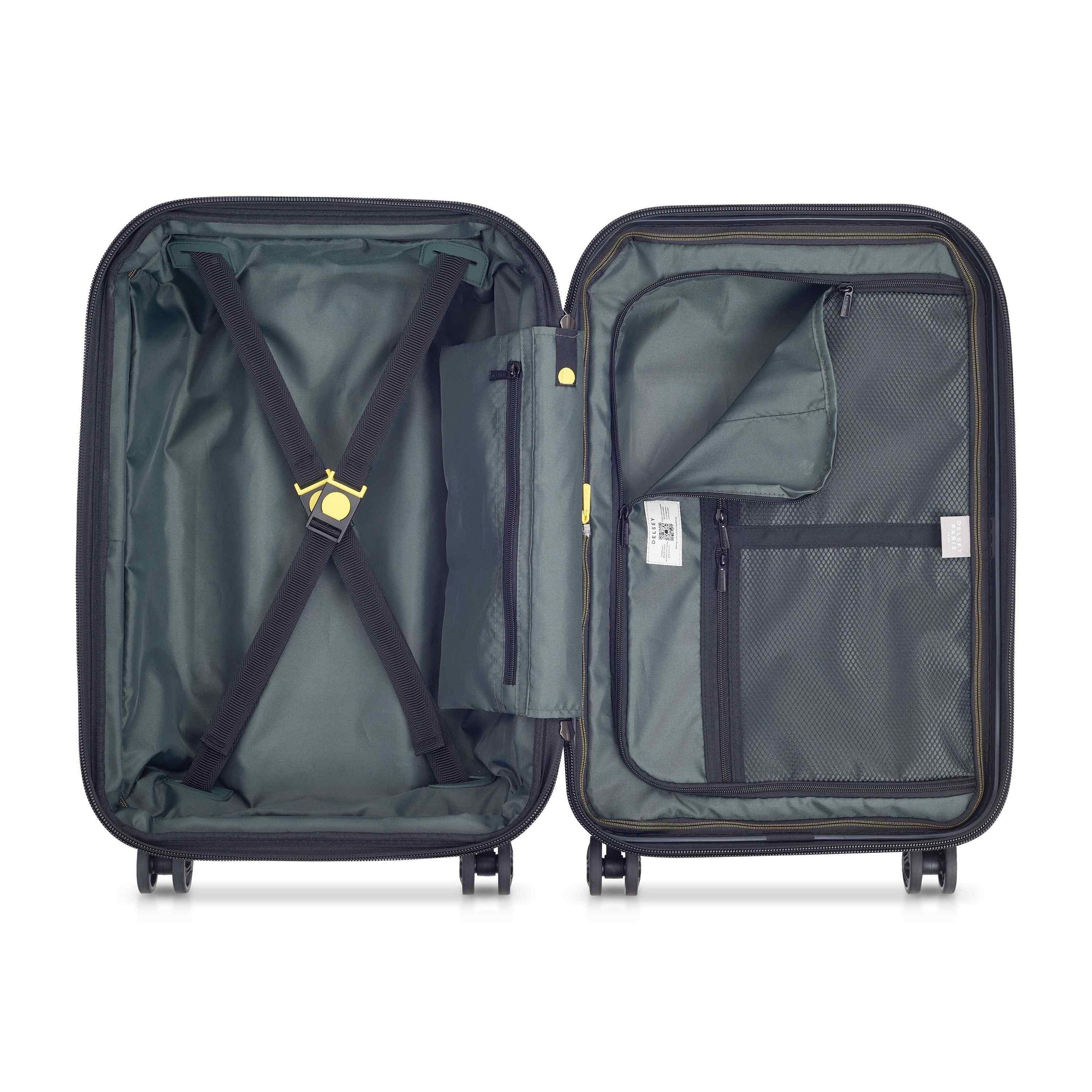 Delsey Rempart - Limited Edition Carry-On Expandable Spinner - Chrome