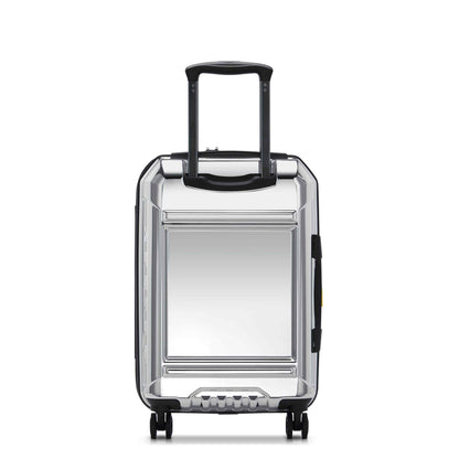 Delsey Rempart - Limited Edition Carry-On Expandable Spinner - Chrome
