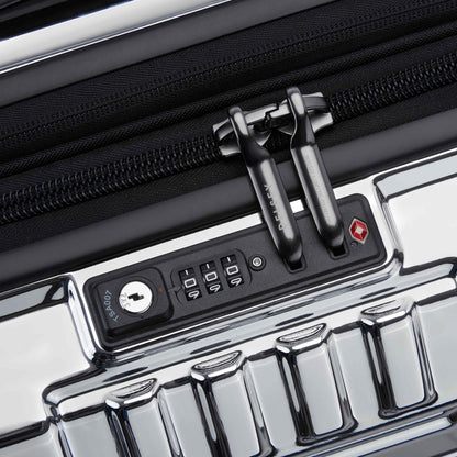 Delsey Rempart - Limited Edition Carry-On Expandable Spinner - Chrome