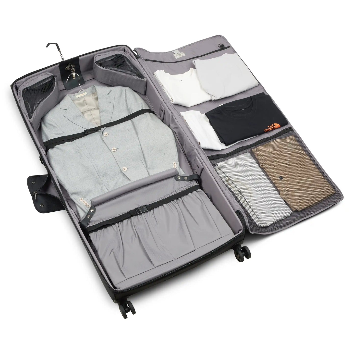 Delsey Helium DLX - Large Rolling Garment Bag - Black