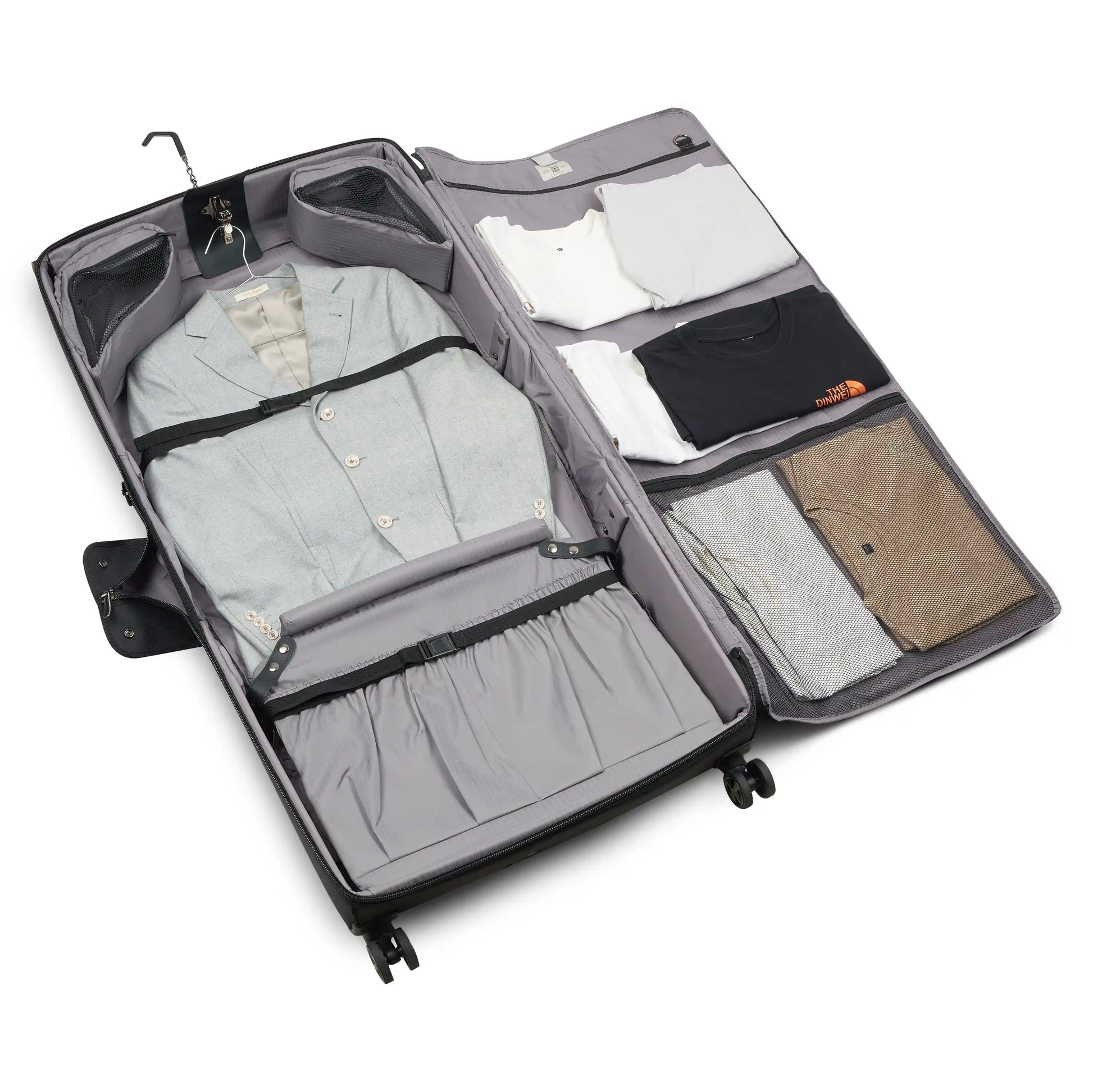 Delsey Helium DLX - Large Rolling Garment Bag - Black
