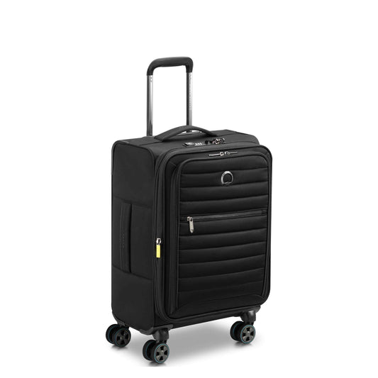 Delsey CRUISE 3.0 - Softside Carry-On Plus Expandable Spinner - Black