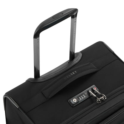 Delsey CRUISE 3.0 - Softside Carry-On Plus Expandable Spinner - Black