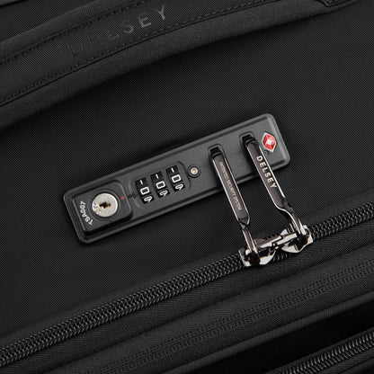 Delsey CRUISE 3.0 - Softside Carry-On Plus Expandable Spinner - Black