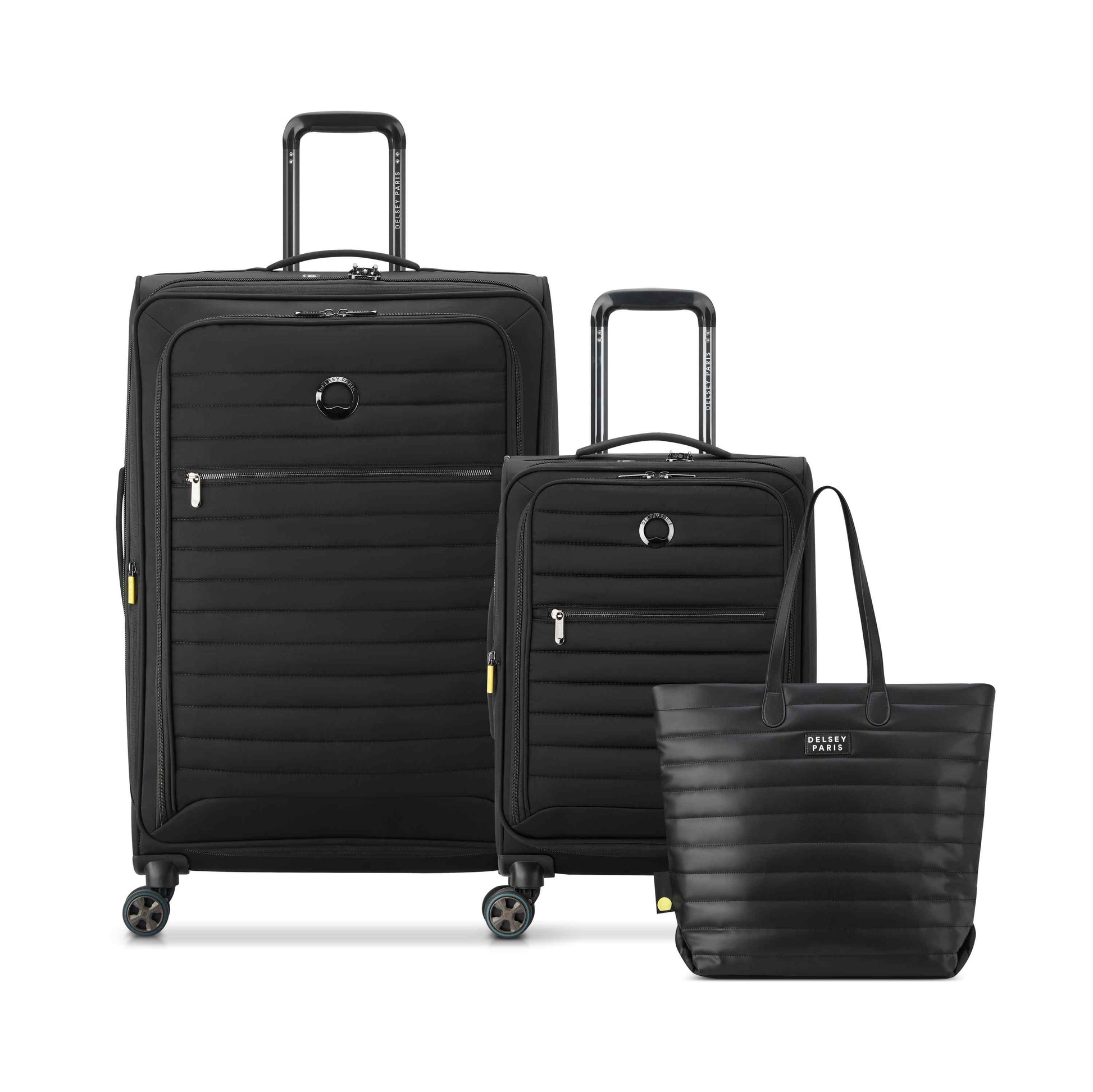 Delsey CRUISE 3.0 - Softside Carry-On Plus Expandable Spinner - Black